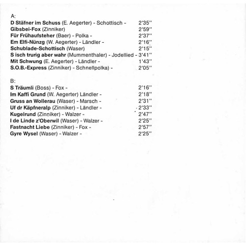 CD-Kopie von MC: Ländler-Klänge - Musik für unterwegs - 1980
