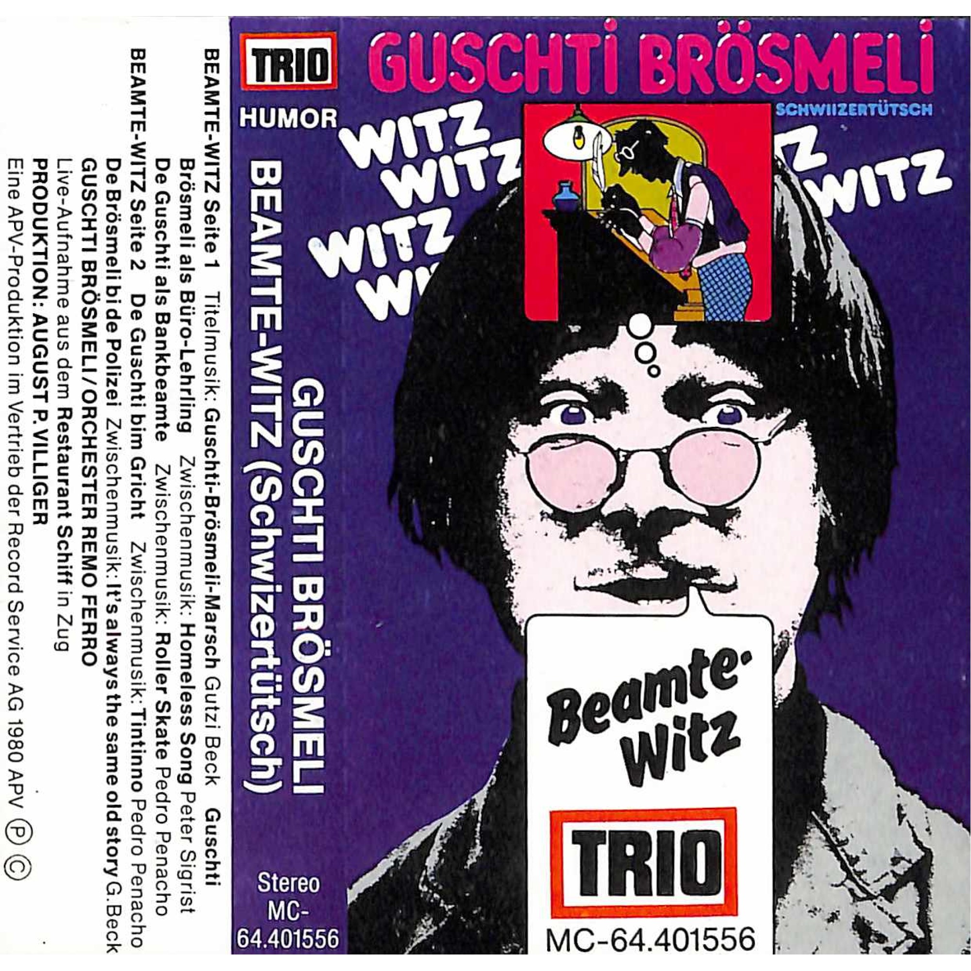 CD-Kopie von MC: Guschti Brösmeli - Beamte-Witz - Live Restaurant Schiff, Zug - 1980 CD-Kopie von MC: Guschti Brösmeli - Beamte-Witz - Live Restaurant Schiff, Zug - 1980