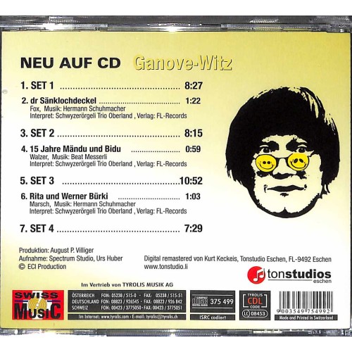 CD Guschti Brösmeli Ganove Witz