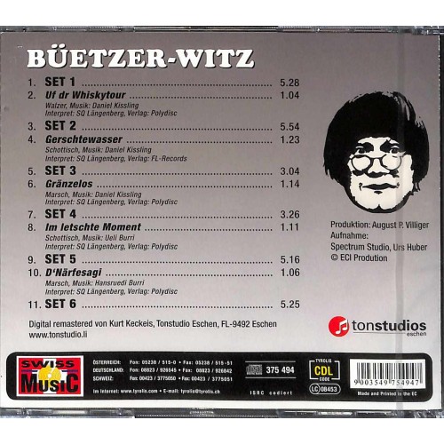 CD Guschti Brösmeli Büetzer-Witz