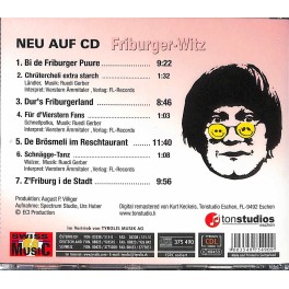 CD Guschti Brösmeli Friburger-Witz CD Guschti Brösmeli Friburger-Witz