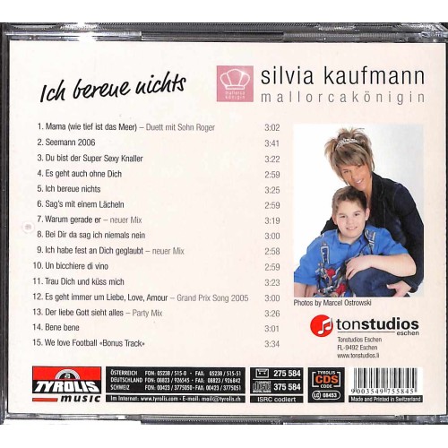 Occ. CD Silvia Kaufmann - Ich bereue nichts