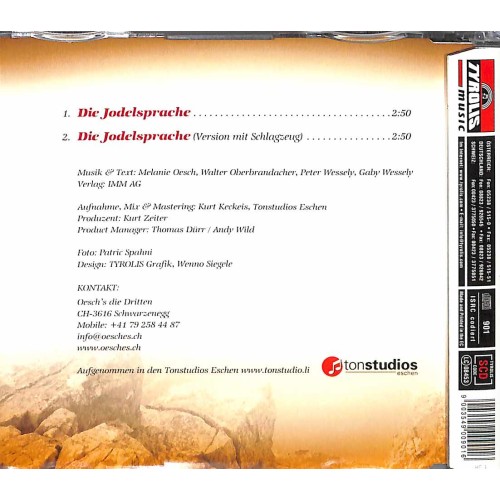 Occ. CD Oesch's die Dritten - Die Jodelsprache