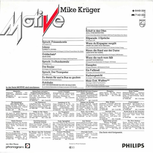 LP + CD: Mike Krüger - Motive
