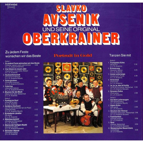 LP + CD: Slavko Avsenik und seine Original Oberkrainer - Portrait in Gold  2LPs