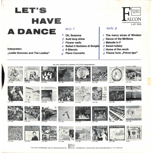 LP + CD: Leslie Donovan and The Leslies - Let's have a Dance