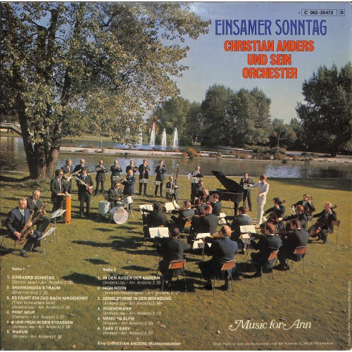 LP + CD: Christian Anders und sein Orchester - Einsamer Sonntag