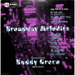 LP + CD: Buddy Greco and his Quartet - Broadway Melodies