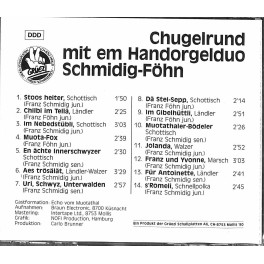 Occ. CD Chugelrund mit em HD Schmidig-Föhn Occ. CD Chugelrund mit em HD Schmidig-Föhn