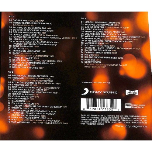 CD Udo Jürgens Merci, Udo! 2 - 3CD-Box