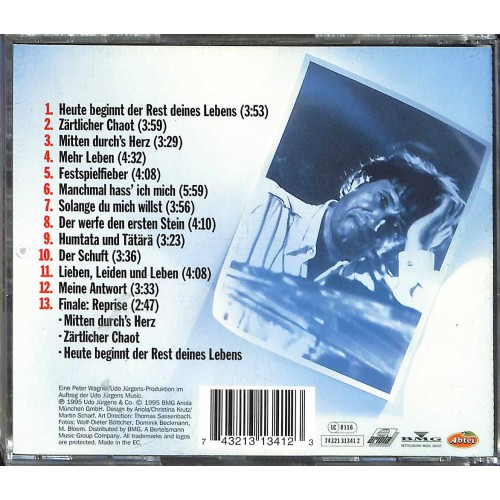 CD Udo Jürgens - Zärtlicher Chaot