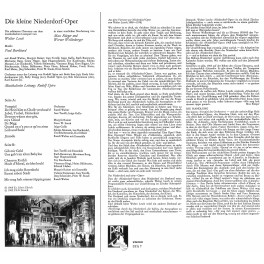 CD Die kleine Niederdorfoper - Originalbesetzung Ruedi Walter, Margrit Rainer, Jörg Schneider, Ines Torelli uva.