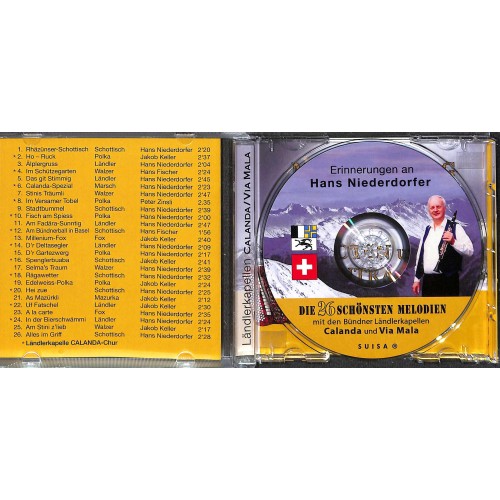 CD Ländlerkapelle Calanda und Via Mala - Die 26 schönsten Melodien