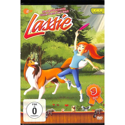 DVD Lassie Trickfilm Teil 3 + 4 - 8 Episoden auf 2 DVD's  ZDF KiKa