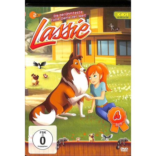 DVD Lassie Trickfilm Teil 3 + 4 - 8 Episoden auf 2 DVD's  ZDF KiKa
