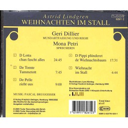 CD Weihnachten im Stall - Astrid Lindgren - Mundart v. Geri Dillier