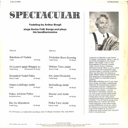 CD-Kopie von Vinyl: Spectacular - Yodeling by Arthur Brogli