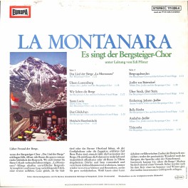 CD-Kopie von Vinyl: La Montanara - der Bergsteiger-Chor