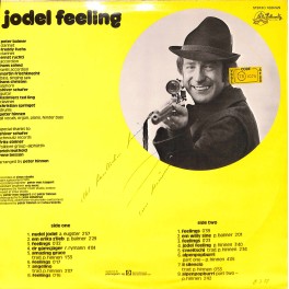 LP: Peter Hinnen - Jodel Feeling - 1976 LP: Peter Hinnen - Jodel Feeling - 1976