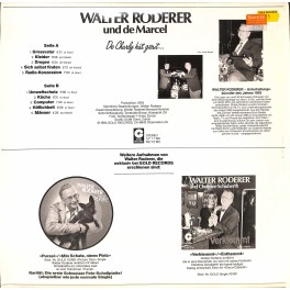 LP + CD: Walter Roderer und de Marcel - De Charly hät gsait...