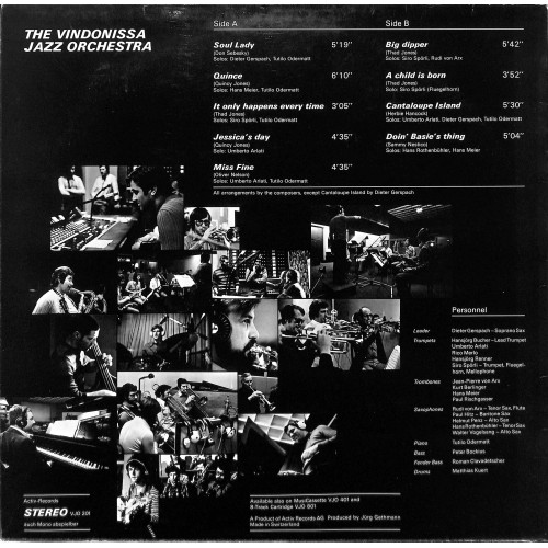 CD-Kopie von Vinyl: The Vindonessa Jazz Orchestra - Soul Lady - 1975