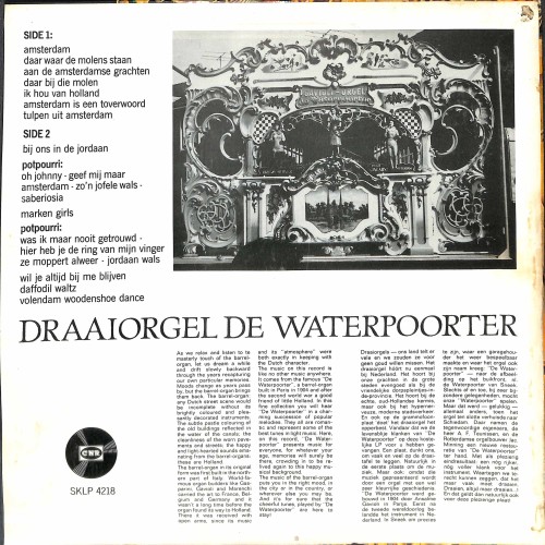 Occ. LP Vinyl: Draaiorgel de Waterpoorter - Drehorgel