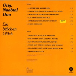 LP + CD: Orig. Naabtal Duo - Ein bisschen Glück