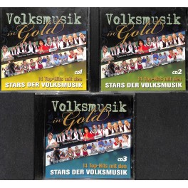 CD Volksmusik in Gold - 3 CDs - diverse