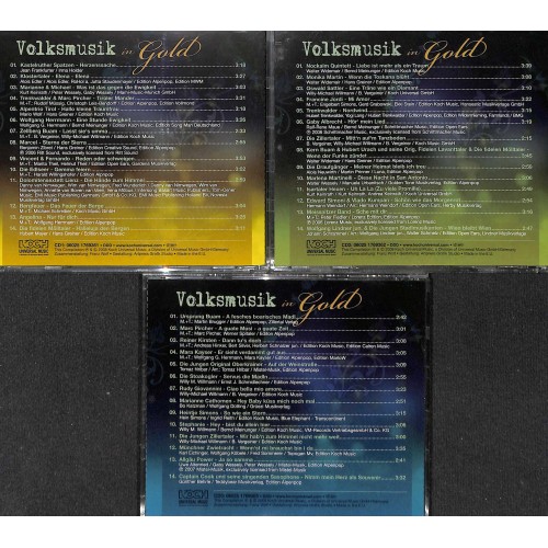 CD Volksmusik in Gold - 3 CDs - diverse