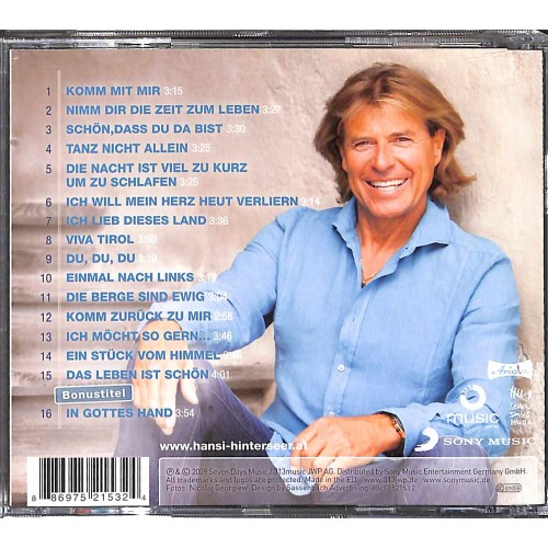 CD Hansi Hinterseer - Komm mit mir