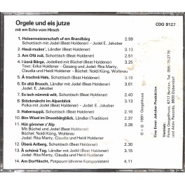Occ. CD Orgele und eis juutze - Echo vom Hirsch Occ. CD Orgele und eis juutze - Echo vom Hirsch