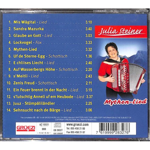 Occ. CD Mythen-Lied - Julia Steiner