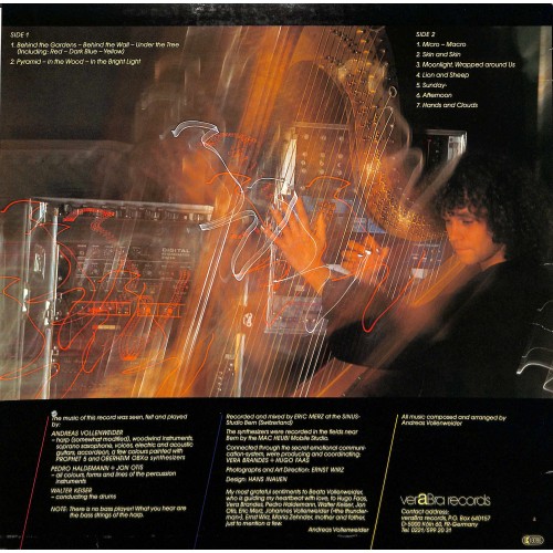 CD + LP: Andreas Vollenweider - Behind the gardens