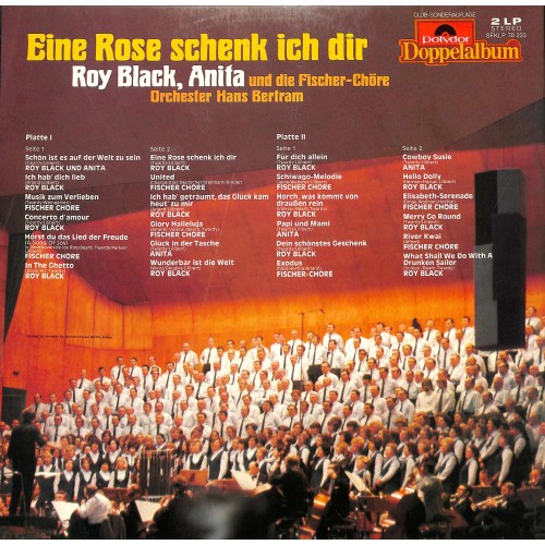 CD + LP: Roy Black, Anita Und Die Fischer-Chöre - Eine Rose schenk ich dir   2LPs
