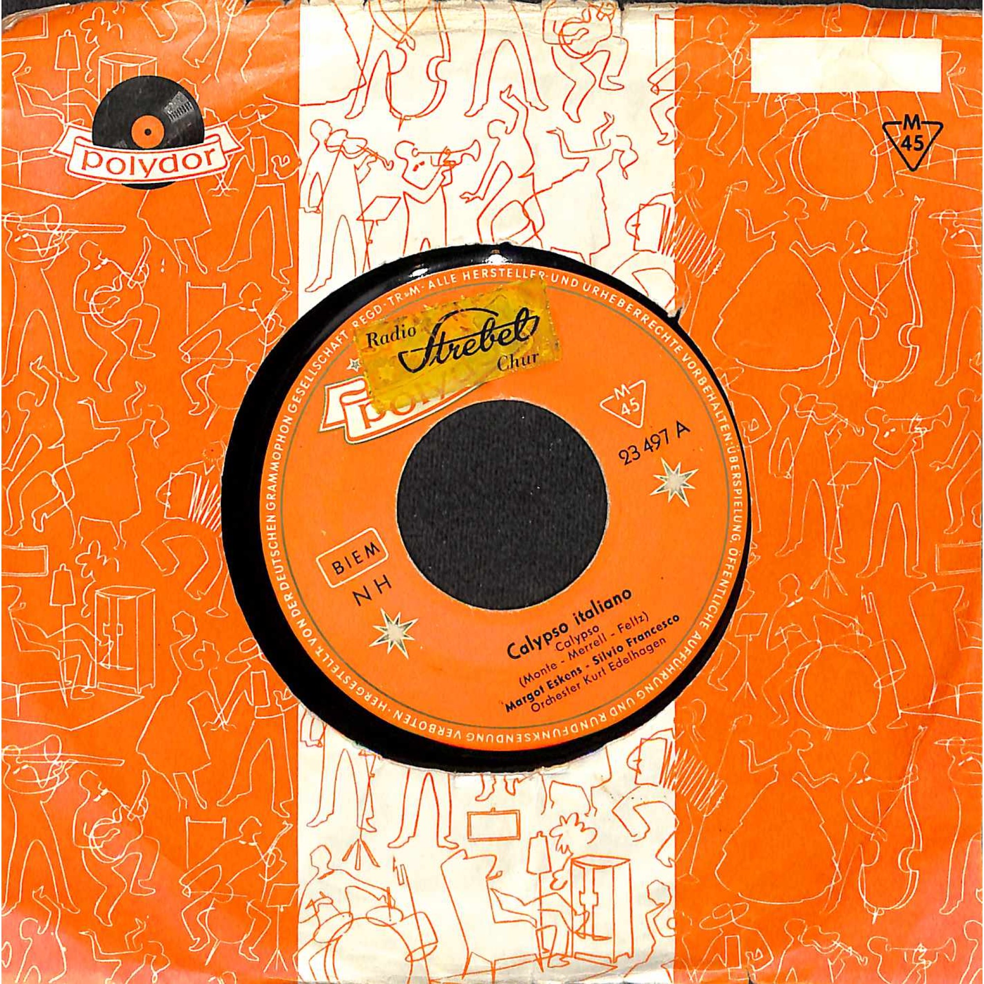 Single Vinyl: Margot Eskens - Silvio Francesco - Calypso italiano, Wenn du wieder mal auf Cuba bist Single Vinyl: Margot Eskens - Silvio Francesco - Calypso italiano, Wenn du wieder mal auf Cuba bist