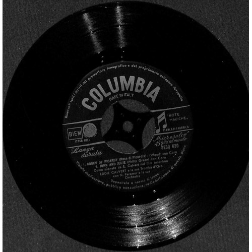 Single EP: Eddie Calvert - O my beloved Daddy, The Holy City, Roses of Picardy, John and Julie