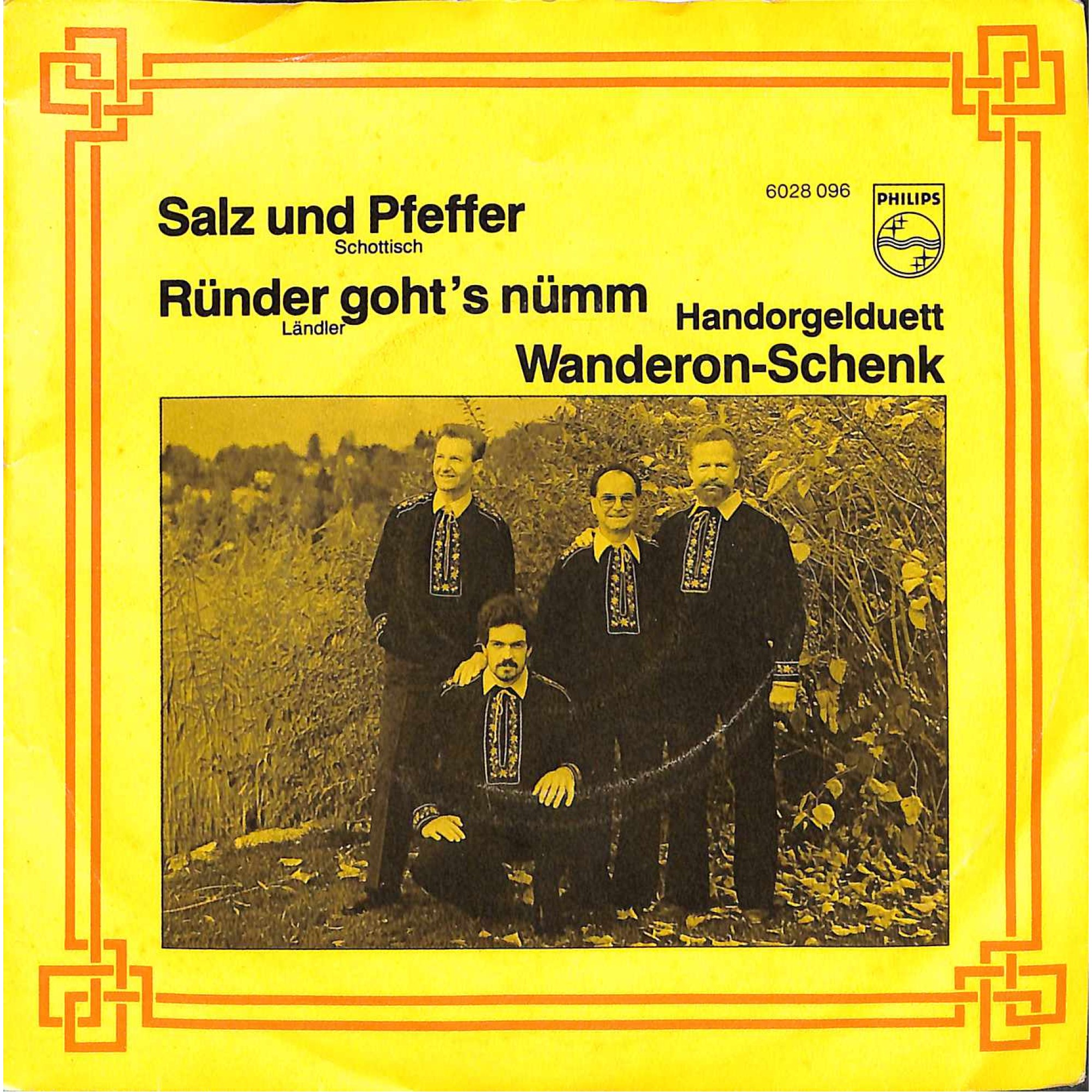 Single Vinyl: Handorgelduett Wanderon-Schenk - Salz und Pfeffer + Ründer goht's nümm Single Vinyl: Handorgelduett Wanderon-Schenk - Salz und Pfeffer + Ründer goht's nümm