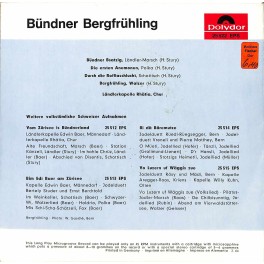 Single EP: Ländlerkapelle Rhätia Chur - Bündner Bsatzig u.a. Single EP: Ländlerkapelle Rhätia Chur - Bündner Bsatzig u.a.