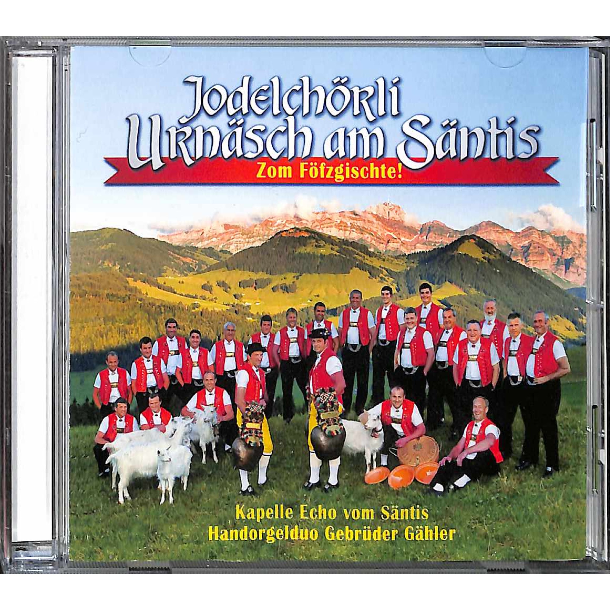CD Zom Föfzigschte! - Jodelchörli Urnäsch am Säntis CD Zom Föfzigschte! - Jodelchörli Urnäsch am Säntis