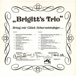 CD: Brigitt's Trio - Bring mir Glück Schornsteinfeger...