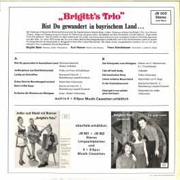 CD: Brigitt's Trio - Bist du gewandert in bayrischem Land...