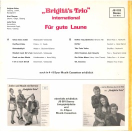 CD: Brigitt's Trio - (international) Für gute Laune