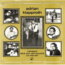 CD-Kopie von Vinyl: Adrian Klapproth - mängisch dänk ech, ...  1980