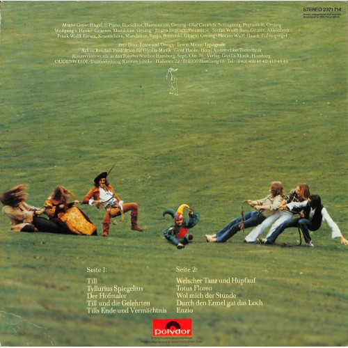 CD-Kopie von Vinyl: Ougenweide - Eulenspiegel - 1976