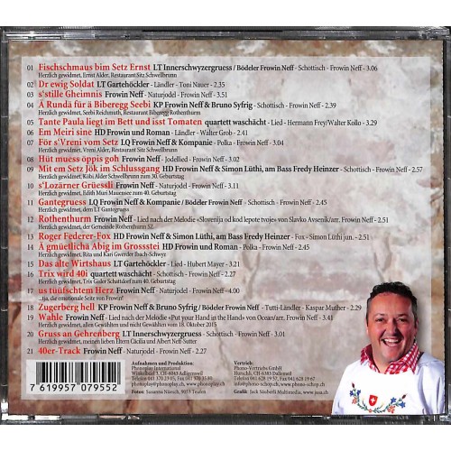 CD 40 Jahre Fröwi - Frowin Neff