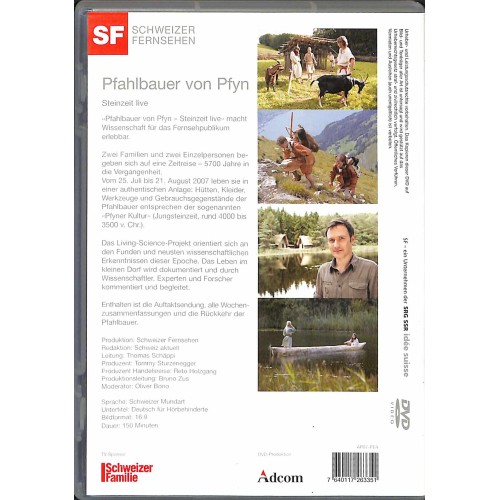 DVD Pfahlbauer von Pfyn - Steinzeit live - SF