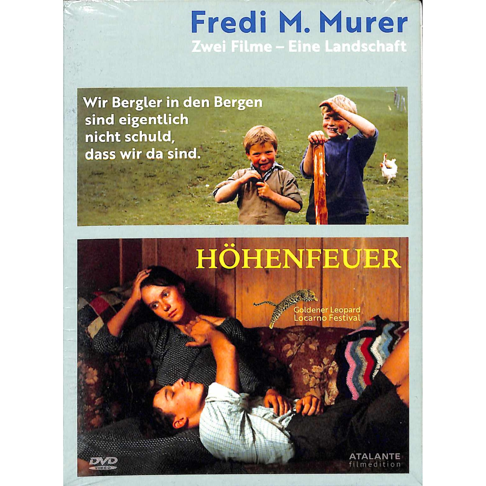 DVD Wir Bergler in den Bergen sind eigentlich nicht schuld, dass wir da sind / Höhenfeuer - Fredi M. Murer - Zwei Filme - Eine Landschaft (2 DVDs) DVD Wir Bergler in den Bergen sind eigentlich nicht schuld, dass wir da sind / Höhenfeuer - Fredi M. Murer - Zwei Filme - Eine Landschaft (2 DVDs)