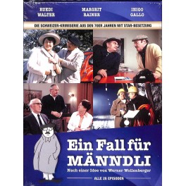 DVD Ein Fall für Männdli - CH TV-Krimiserie - mit Ruedi Walter, Margrit Rainer, Inigo Gallo, alle 26 Episoden