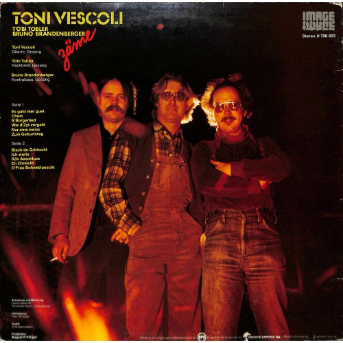 CD Toni Vescoli mit Tobi Tobler - zäme - 1979