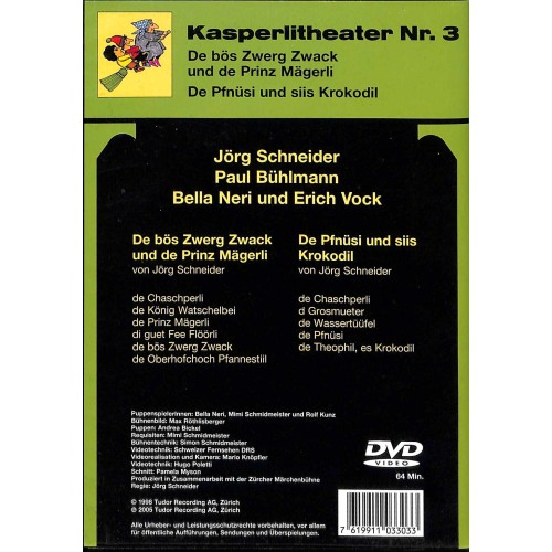 Occ. DVD Kasperlitheater 3 mit Jörg Schneider